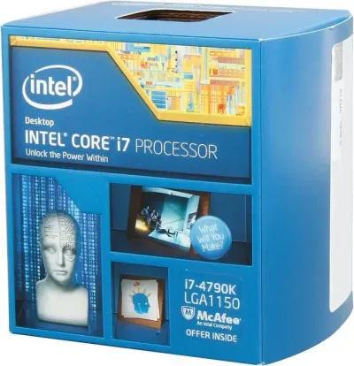 I7-4790K - Intel Core i7-4790K Quad Core 4.00GHz 5GT/s DMI2 8MB SmartCache Socket FCLGA1150 Desktop Processor