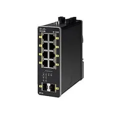 IE-1000-8P2S-LM - Cisco Industrial 1000-8P2S POE+ 8 x Ports 10/100Base-TX + 2 x SFP Layer 2 Managed Fast Ethernet Switch