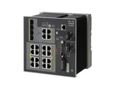 IE-4000-4S8P4G-E - Cisco Industrial Ethernet 4000 PoE+ RJ-45 12 x Ports 1000Base-X + 4 x SFP Layer 3 Managed Gigabit Ethernet Switch