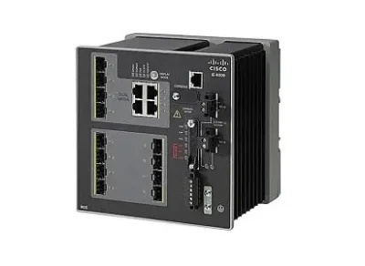 IE-4000-8GS4G-E - Cisco 4000 PoE RJ-45 12 X + + Ports 1000Base-X + 4 x SFP Layer 3 Managed Gigabit Ethernet Switch