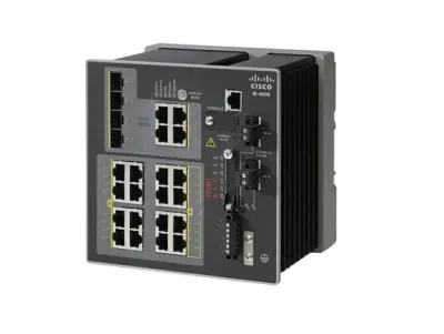 IE-4000-8GT8GP4G-E - Cisco 4000 PoE RJ-45 12 X + + Ports 1000Base-X + 4 x SFP Layer 3 Managed Gigabit Ethernet Switch