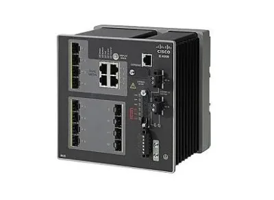IE-4000-8S4G-E - Cisco Industrial Ethernet 4000 RJ-45 8 x Ports 1000Base-X + 4 x SFP Layer 3 Managed Gigabit Ethernet Switch
