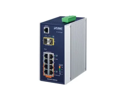 IGS-4215-4P4T2S - Planet 4 x Ports 10/100/1000Base-T PoE+ + 4 x Ports 10/100/1000Base-T + 2 x Ports 100/1000Base-X SFP Layer 2 Managed Network Switch