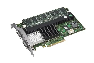 J155F - Dell PERC 6/E Dual Channel PCI-Express SAS RAID Controller with 512MB Cache