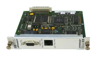 J2555B - HP JetDirect 400N Modular Input/Output Token Ring Adapter 10/100Base-T DB9 RJ-45 LAN Interface internal Print Server