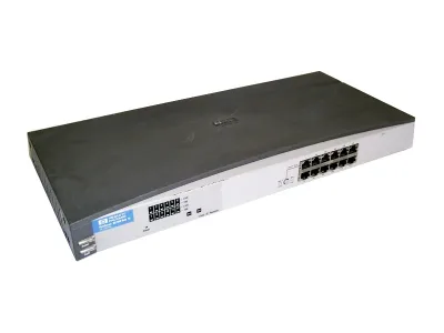 J3294A - HP Procurve 12 x Ports 10/100Base-TX Unmanaged Rack mountable Fast Ethernet Network Hub Switch