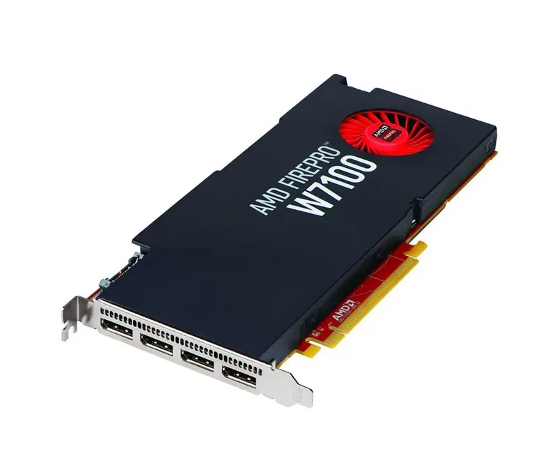 J3G93AA - HP AMD FirePro W7100 8GB GDDR5 256-Bit 4x DisplayPort PCI Express 3.0 x16 Video Graphics Card