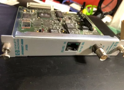 J4100-69001 - HP JetDirect 400N Internal Print Server Ethernet 10/100Mbps 1 x RJ-45 1 x BNC MIO Connector