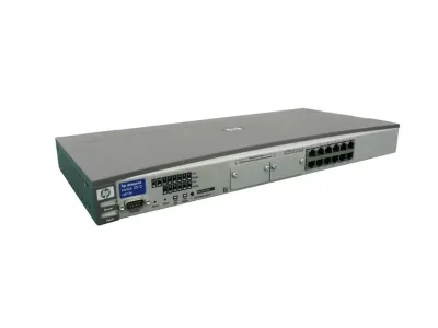J4812-69101 - HP ProCurve 2512, 12-Ports 10/100Base-T + 2-Ports SFP (mini-GBIC) Slots Layer 2 Managed Switch