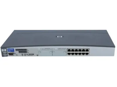 J4817-61101 - HP ProCurve 2312 12-Ports 10/100Base-TX + 2-Ports SFP (mini-GBIC) Slots Fast Ethernet Unmanaged Switch