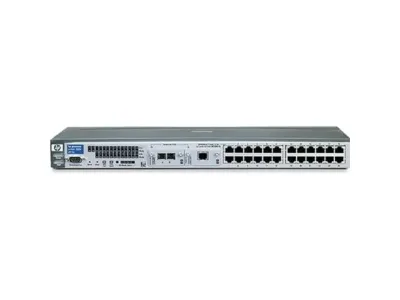 J4818-61001 - HP ProCurve 2324 24-Ports 10/100Base-TX + 2-Ports SFP (mini-GBIC) Slots Fast Ethernet Unmanaged Switch