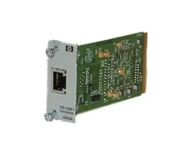 J4834-60001 - HP ProCurve 1Gb/s 100/1000Base-TX Copper Mode Twisted Pair 100m RJ-45 Connector GBIC Transceiver Module