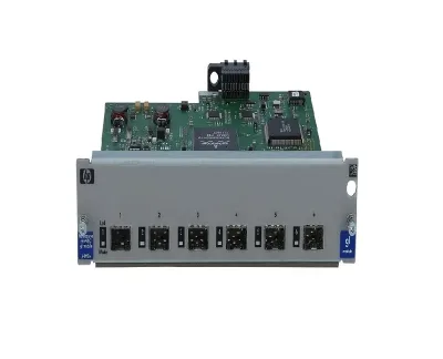 J4893A - HP ProCurve Switch 4104GL/4108GL 6 x Ports Transceiver Slot 10/100/1000Base-T SFP (Mini-GBIC) Gigabit Ethernet Network Switch Expansion Module