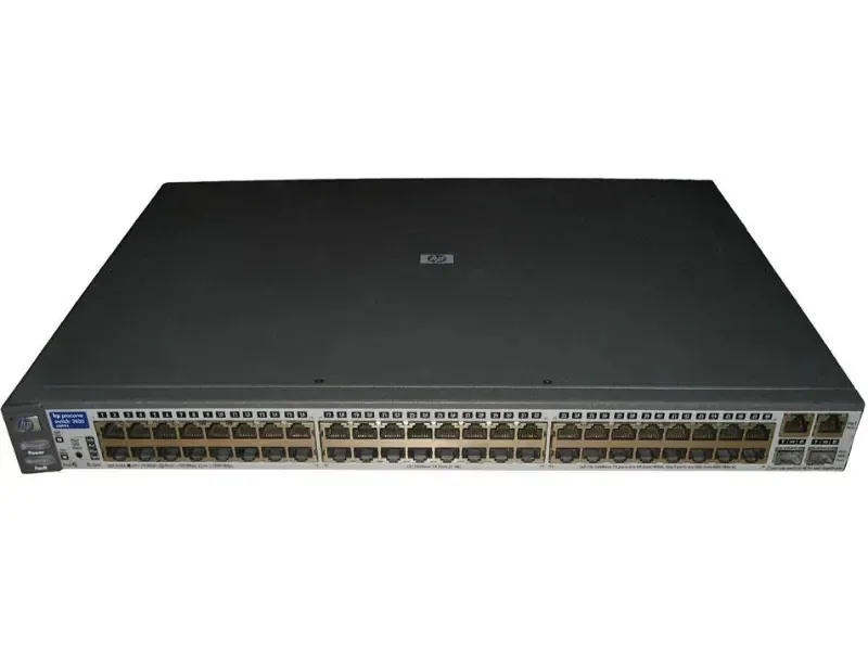 HP J4899-61301 ProCurve 2600 Series 2650 48 x RJ-45 Ports 10/100Base-TX + 2 x RJ-45 GE Ports + 2 x SFP(mini-GBIC) Ports Layer 3 Managed 1U Rack-mountable Stackable Fast Ethernet Network Switch