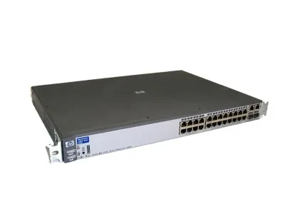 J4900-69601 - HP ProCurve Switch 2626 24 x Ports 10/100Base-TX + 2 x SFP Layer-3 Managed Fast Ethernet Network Switch