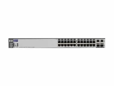 J8164-61001 - HP ProCurve 2626-PWR 24 x Ports 10/100Base-TX LAN + 2 x SFP (mini-GBIC) Layer-2 Managed Fast Ethernet Network Switch