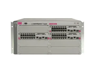 J8167A - HP ProCurve Switch 5308xl-48G 48 x Ports 10/100/1000Base-T + 6 x SFP (mini-GBIC) Layer-4 Managed Stackable Gigabit Ethernet Switch Chassis