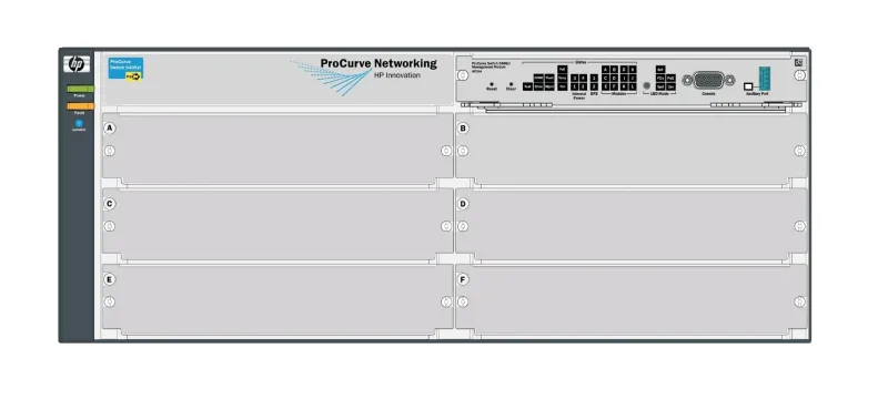 HP J8697-69001 ProCurve 5400zl Series 5406zl 6 x Expansion Slots Rack-mountable Layer 3 Managed Intelligent Edge Switch Chassis