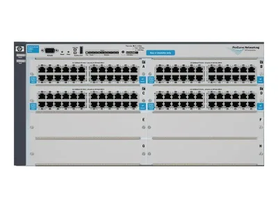 J8775B - HP ProCurve 4208vl-96G 96 x Ports 10/100Base-TX LAN + 4 x Expansion Slots Modular Fast Ethernet Network Switch Chassis
