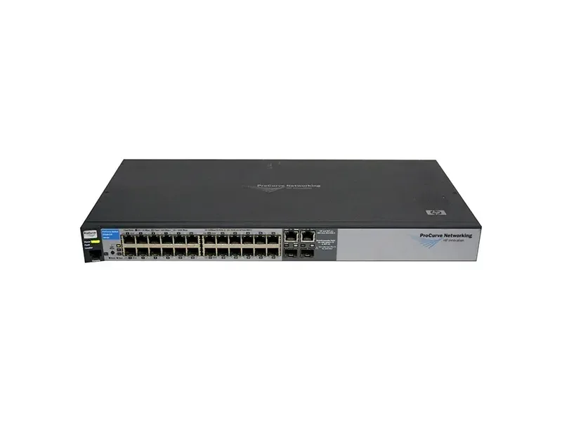 HP J9019-61101 ProCurve 2510-24 24-Ports 10/100Base-TX, 2xDual Personality 10/100/1000Base-T/SFP (mini-GBIC) 1U Fast Ethernet Switch. In Stock