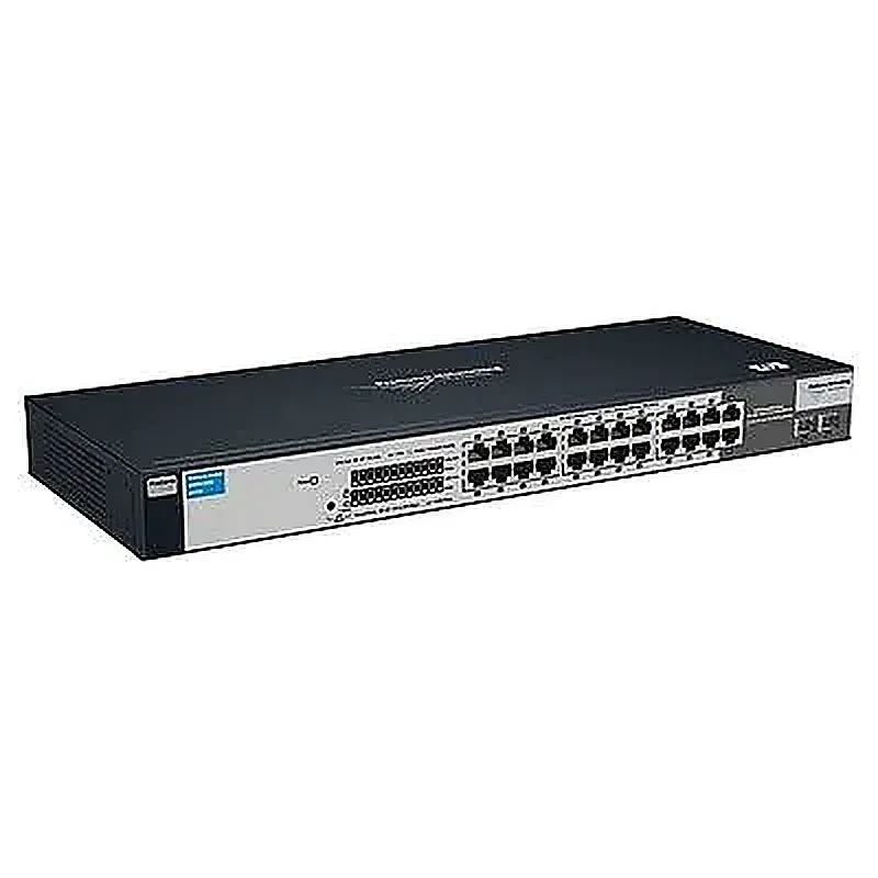 HP J9078-60001 ProCurve 1400 Series 1400-24G 22 x RJ-45 Ports 10/100/1000Base-T + 2 x Dual Personality RJ-45/SFP(Mini-GBIC) Ports Layer 2 Unmanaged Rack-mountable Gigabit Ethernet Network Switch. In S