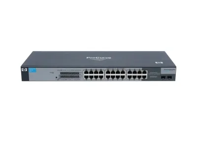 J9080A - HP ProCurve Switch 1700-24, 22-Ports 10/100Base-TX + 2-Ports 10/100/1000Base-T + 2-Ports 10/100/1000 Base-T SFP (mini-GBIC) Slots Layer-2 Managed Switch