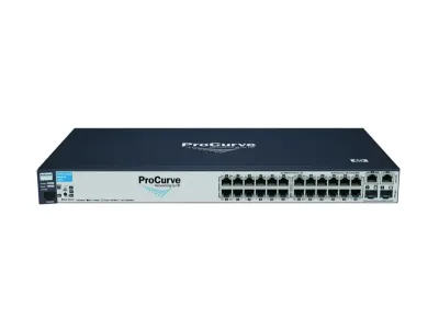 J9085AR - HP ProCurve Switch 2610-24 24-Ports 10/100Base-TX + 2 x 10/100/1000Base-T Ports + 2 x SFP (miniGBIC) Slots Layer 2 Managed Switch
