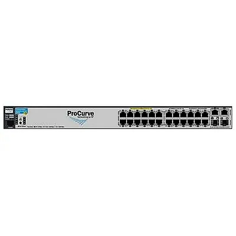 HP J9086AX ProCurve 2610 Series 2610-24/12PWR 12 x RJ-45 Ports PoE 10/100Base-TX + 12 x RJ-45 Ports + 2 x Dual Personality RJ-45/SFP (miniGBIC) Ports Layer 2 Managed Rack-mountable Fast Ethernet Netwo