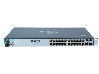 J9086AZ - HP ProCurve Switch 2610-24/12PWR 12-Ports 10/100Base-TX + 12-Ports 10/100Base-TX PoE + 2 x 10/100/1000Base-T Ports + 2 x SFP (miniGBIC) Slots Layer 2 Managed Switch