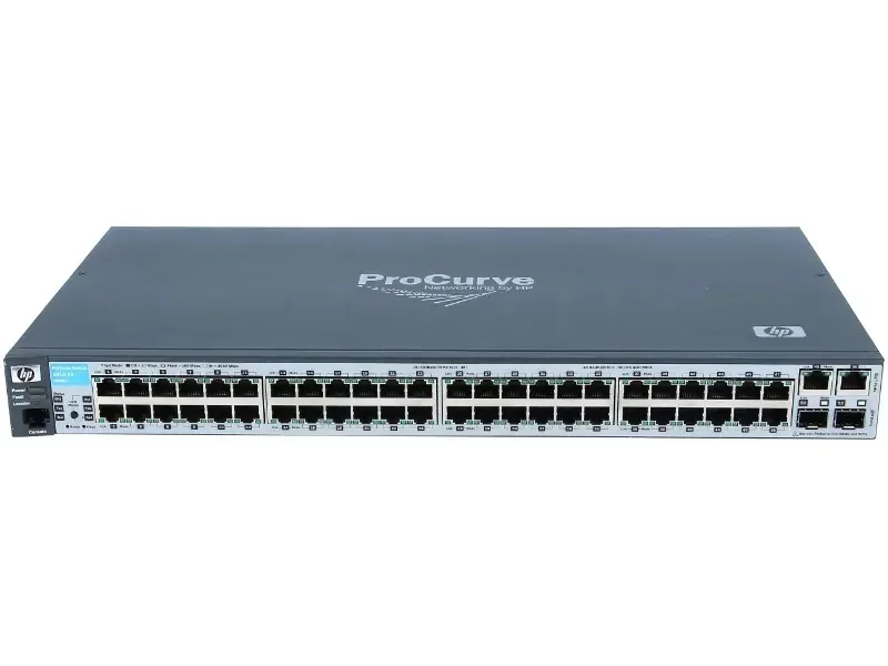 HP J9088-69001 ProCurve 2610 Series 2610-48 48 x RJ-45 Ports 10/100Base-TX + 2 x RJ-45 GE Ports + 2 x SFP (miniGBIC) Ports Layer 2 Managed Rack-mountable Stackable Fast Ethernet Network Switch. In Sto