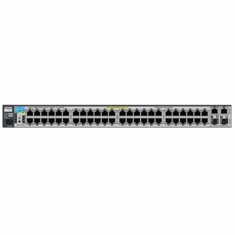 HP J9089-69001 ProCurve 2610 Series 2610-48-PWR 48 x RJ-45 Ports PoE 10/100Base-TX + 2 x GE RJ-45 Ports + 2 x SFP (mini-GBIC) Ports Layer 2 Managed Rack-mountable Fast Ethernet Network Switch