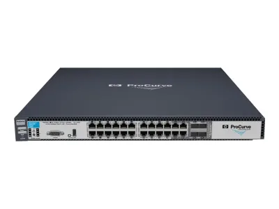 J9263AR - HP ProCurve 6600-24G 24 x Ports 10/100/1000Base-T + 4 x SFP (mini-GBIC) Shared Layer-3 Managed Stackable Gigabit Ethernet Switch