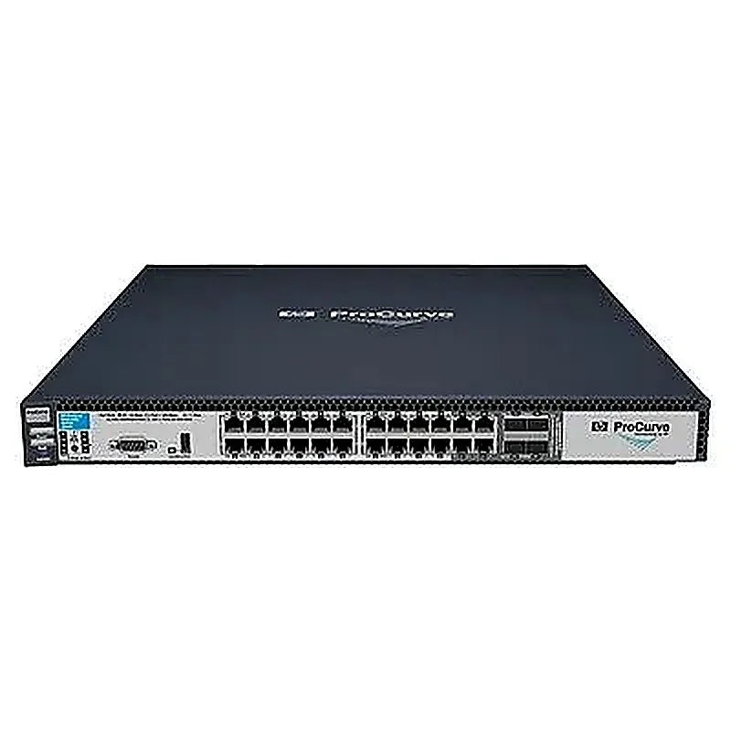HP J9263AZ ProCurve 6600-24G 24xRJ-45 Ports 10/100/1000Base-T + 4xShared SFP (mini-GBIC) Layer3 Managed Stackable Gigabit Ethernet Switch