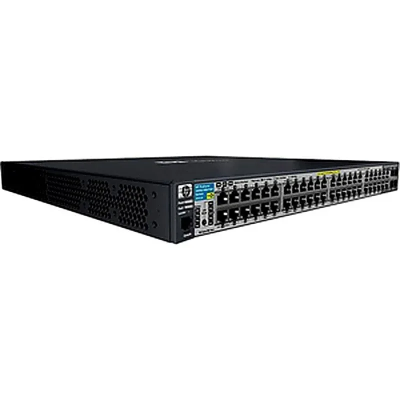 HP J9311-61101 ProCurve 3500 yl Series 3500-48G-PoE+ 44 x RJ-45 Ports PoE+ 10/100/1000Base-T + 4 x Dual-Personality SFP+ Ports Layer 3 Managed 1U Rack-mountable Gigabit Ethernet Network Switch