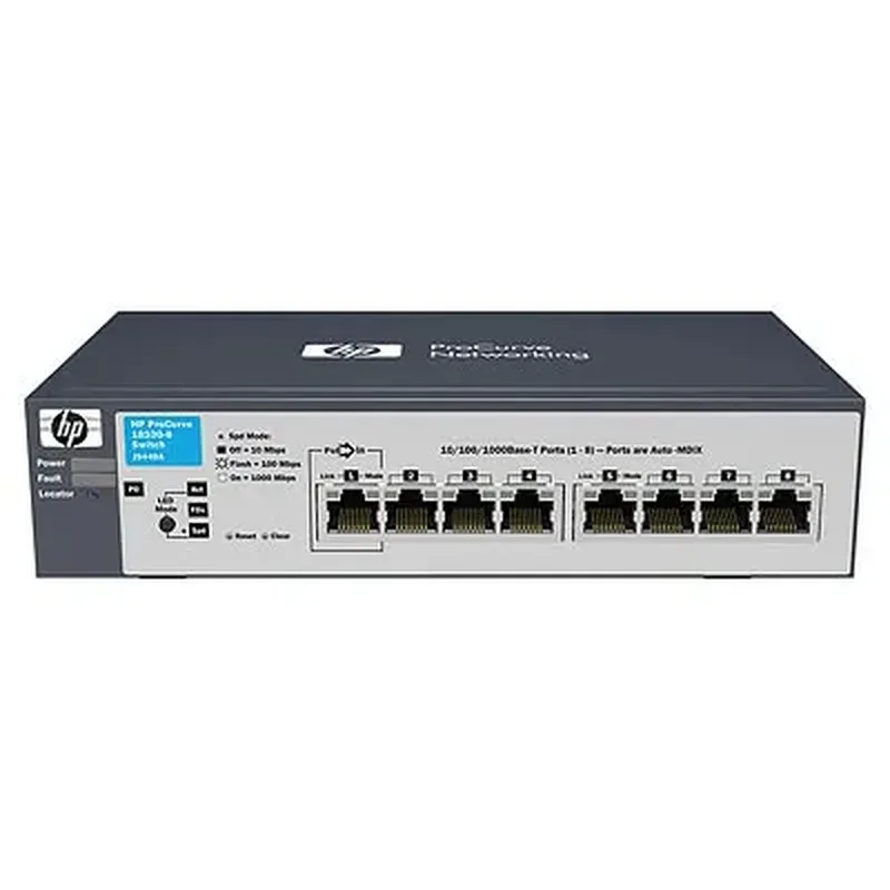 HP J9449-69001-0PSU ProCurve 1810 Series 1810-8G 8 x RJ-45 Ports 10/100/1000Base-T Layer 2 Managed Rack-mountable Gigabit Ethernet Network Switch. In Stock