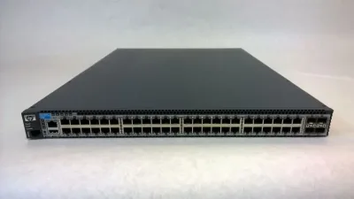 J9452AR - HP ProCurve 6600-48G-4XG 48 x Ports 10/100/1000Base-T Gigabit + 4 x SFP+ 10-GbE 10 Gigabit Ethernet Ports Layer 4 Managed Switch