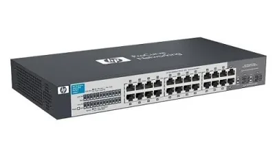 J9561AR - HP ProCurve 1410-24G 24-Ports 10/100/1000Base-T + 2-Ports SFP (mini-GBIC) Slot Unmanaged Gigabit Ethernet Switch