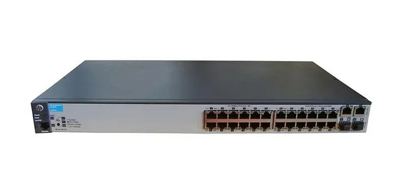 HPE J9623-61002 HP J9623-61002 Aruba 2620 Series E2620-24 24 x RJ-45 Ports 100Base-TX + 2 x GE RJ-45 Ports + 2 x open mini-GBIC SFP slots Layer 3 Managed Rack-mountable Network Fast Ethernet Network S
