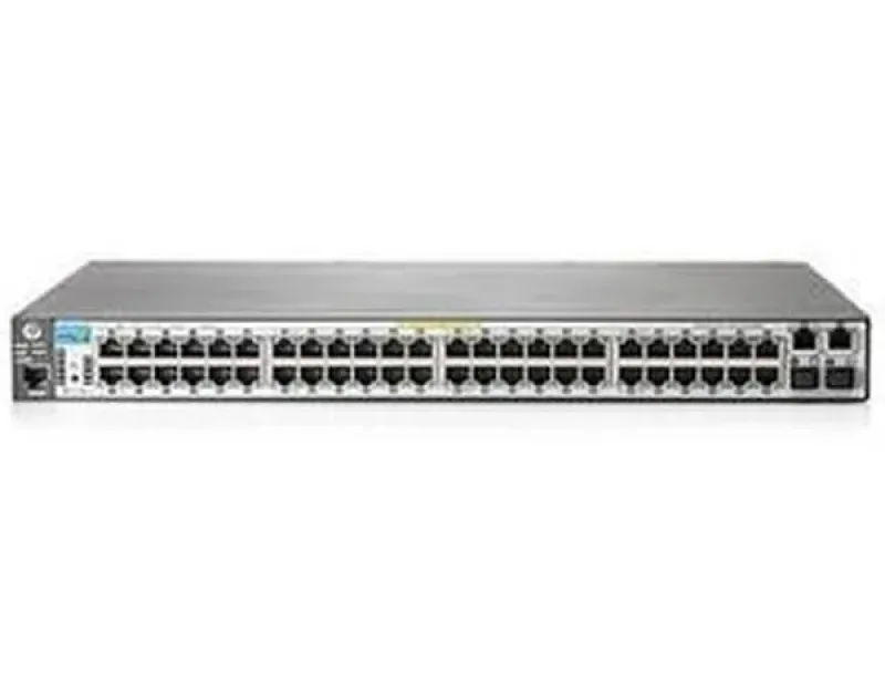 HPE J9626-61001 Aruba 2620 Series 2620-48 48 x RJ-45 Ports 10/100Base-TX + 2 x RJ-45 GE Ports + 2 x SFP(mini-GBIC) Slot Layer 3 Managed Rack-mountable Stackable Fast Ethernet Network Switch