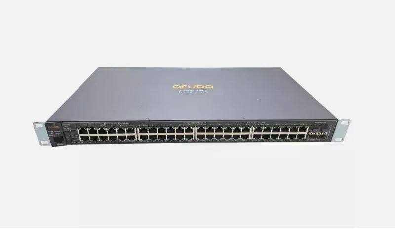 HP J9775-60101 Aruba 2530 Series 2530-48G 48xRJ-45 Ports 10/100/1000Base-T + 4xSFP Ports Layer2 Managed Gigabit Ethernet Switch