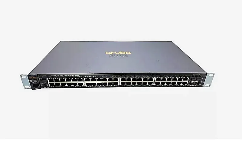 HPE J9775-61101 Aruba 2530-48G 48-Ports 1GBase-T 4-Ports SFP 1GbE 1x Dual-Personality RJ-45/USB micro-B Serial Console Port 256MB RAM Layer 2 Managed 1U Rack-Mountable Gigabit Ethernet Network Switch