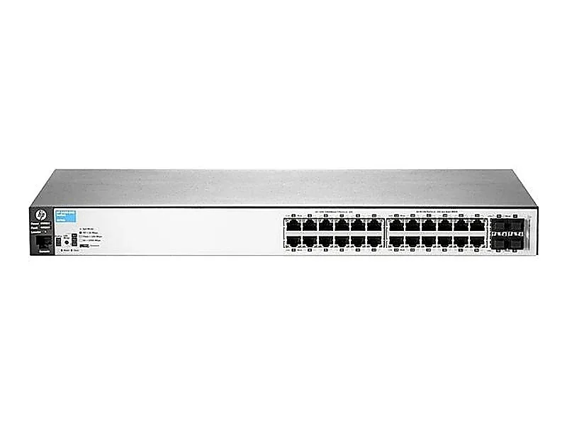 HP J9776-60001 Aruba 2530 Series 2530-24G 24xRJ-45 Ports 10/100/1000Base-T + 4xSFP Ports Layer2 Managed Gigabit Ethernet Switch