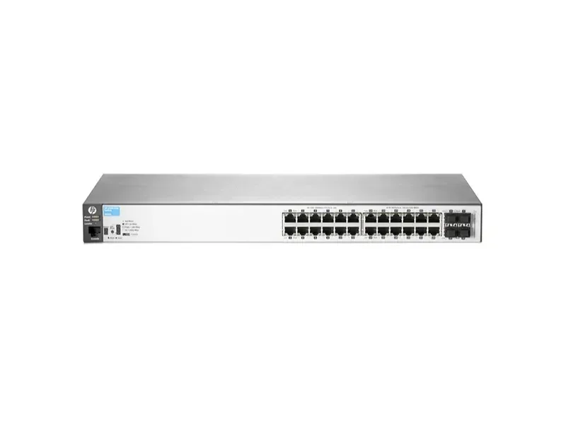 HPE J9776-60101 HP J9776-60101 Aruba 2530 Series 2530-24G 24xRJ-45 Ports 10/100/1000Base-T + 4xSFP Ports Layer2 Managed Gigabit Ethernet Switch