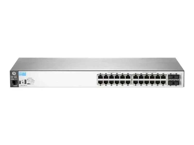HPE J9776-61101 Aruba 2530 Series 2530-24G 24 x Ports 1GBase-T + 4 x Ports SFP 1GbE + DDR3 SDRAM + 256MB RAM Layer 2 Managed 1U Rack-Mountable Gigabit Ethernet Network Switch