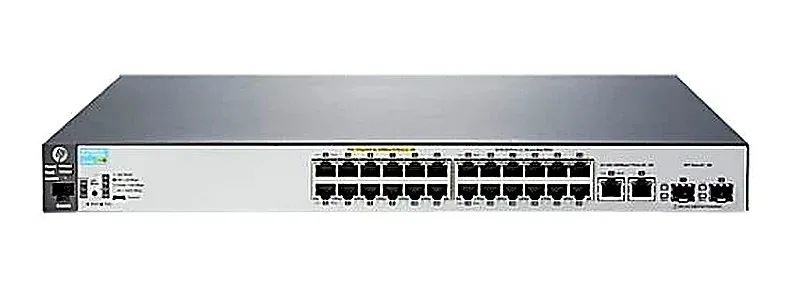 HPE J9779-60001 Aruba 2530 Series 2530-24-PoE+ 24 x RJ-45 Ports PoE+ 10/100Base-TX + 2 x SFP Ports + 2 x RJ-45 GE Ports Layer 2 Managed Rack-mountable Fast Ethernet Network Switch