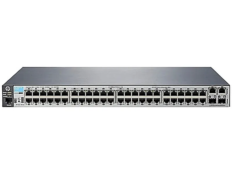 HP J9781-60101 2530 Series 2530-48 48 x Ports 10/100Base-TX + 2 x GBE Ports + 2 x SFP Ports Layer 3 Managed Fast Ethernet Network Switch