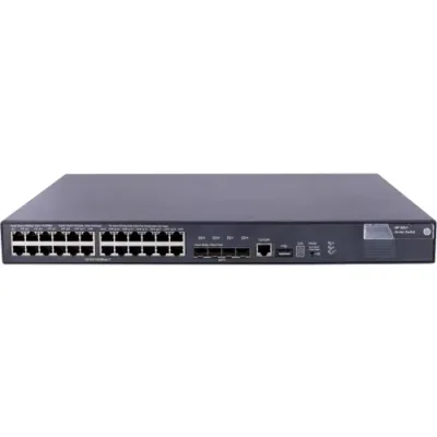 JC099B - HP FlexFabric 5800-24G-PoE+ 24 x Ports 10/100/1000Base-T + 4 x SFP+ Layer-3 Managed Gigabit Ethernet Network Switch