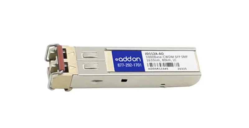 JD112AAO - Addonics 1Gbps 1000Base-CWDM Single-mode Fiber 70km 1610nm Duplex LC Connector SFP Transceiver Module