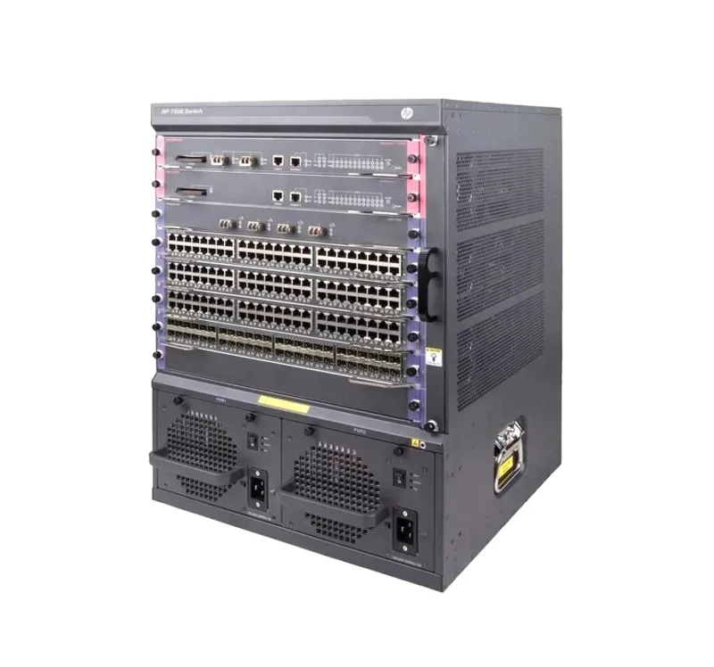 HPE JD239-61201 HP JD239-61201 FlexNetwork 7500 Series 7506 6 x I/O Module Slots Rack-mountable Layer 3 Managed Network Switch Chassis