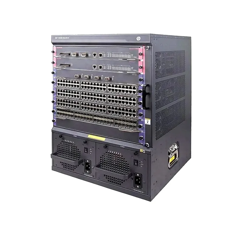 HPE JD239-61301 HP JD239-61301 FlexNetwork 7500 Series 7506 6 x I/O Module Slots Rack-mountable Layer 3 Managed Network Switch Chassis
